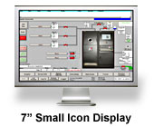 7” Small Icon Display