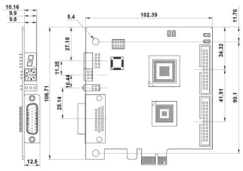IVCE-C608 Dimension