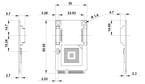 IVCME-C604 Dimension
