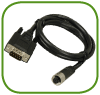 DB-9 CAN bus and AUDIO line-out cable